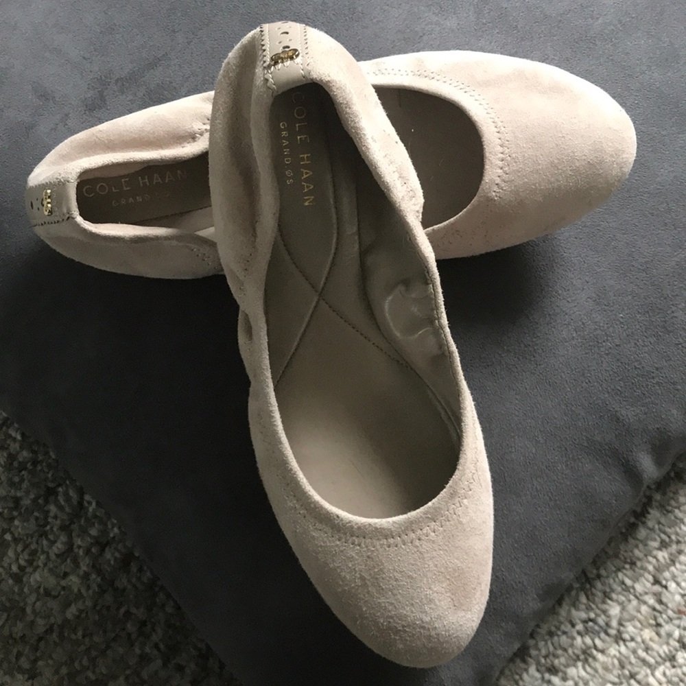 Cole Haan Grand OS Suede Flats size 7